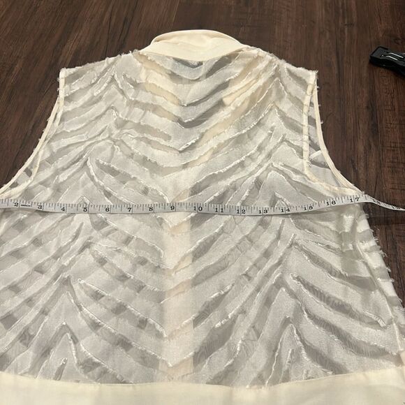 3.1 Phillip Lim Off White Silk Top, Size 0 - Picture 12 of 14
